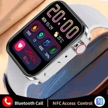 LIGE Smartwatch Série 8 NFC HD Displej, Inteligentné Hodinky Pre Mužov, Ženy Vytáčanie Hovoru Športové hodinky Fitness Náramok Android apple Hodinky
