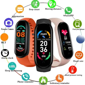 M7 Smart Hodinky Bluetooth Krok Počítanie Športové Inteligentný Náramok Fitness Sledovanie Tepovej Frekvencie, Krvného Tlaku Spánku Monitor Smartwatch