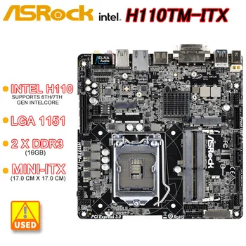 LGA 1151 základnej Dosky ASRock H110TM-ITX základná Doska Intel H110 2xDDR4 32 GB HDMI M. 2 USB 3.1 Mini-ITX Pre 6. 7. Gen Intel Core