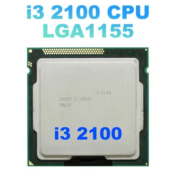 Pre Core I3 2100 CPU LGA1155 3 mb Procesor Dual Core CPU Desktop Pre B75 USB Ťažba Doska