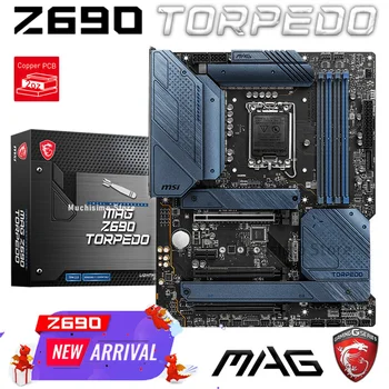LGA 1700 MSI Z690 TORPEDOo základnej Dosky Podporuje 12. Gen Intel CPU 12900K 12700K 12600K CPU Z690 Doske 1700 Z690 Doske