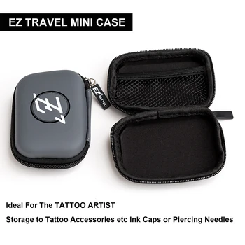 Pekné Balenie ! EZ Tetovanie Mini Prípade, Cestovné puzdro v Tvare Obdĺžnika Prenosné Ochrana Pevného Prípade EZ Logo Zips forTattoo Zariadenia
