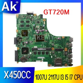 X450CC Doske GT720M GPU 1007U 2117U I3 I5 I7 CPU 4 gb RAM Pre ASUS A450C X450C X450VP X450CC X450CA X450 Notebook doske