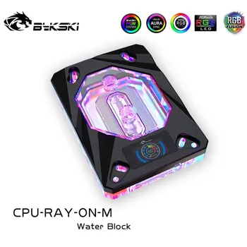 Bykski CPU-RAY-O-M,AMD CPU Vodný Blok S OLED Zobrazenie Teploty Pre RYZEN AM3/AM3+/AM4 CPU Chladič Procesora Radiátorov