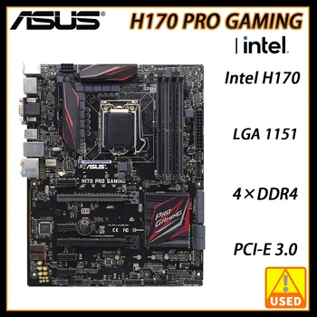 1151 základná Doska Asus H170 PRO HERNÉ základná Doska DDR4 Intel H170 H170M Podpora Core i7/i5/i3 CPU USB3.0 DVI SATA3 PCI-E X16 ATX
