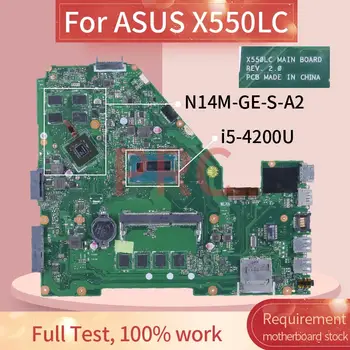 Pre ASUS X550LC i5-4200U Notebook Doske REV:2.0 SR170 N14M-GE-S-A2 DDR3 pre Notebook Doske
