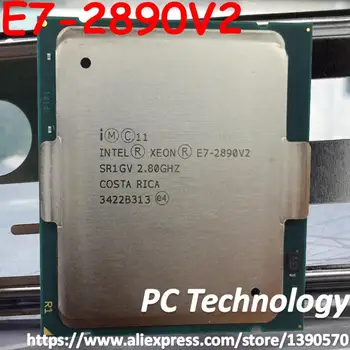 Originálne procesory Intel Xeon E7-2890V2 SR1GV LGA2011-1 CPU Procesor E7-2890 V2 2.80 GHz 15-Jadrá 37.5 M E7 2890V2 E7 2890 V2